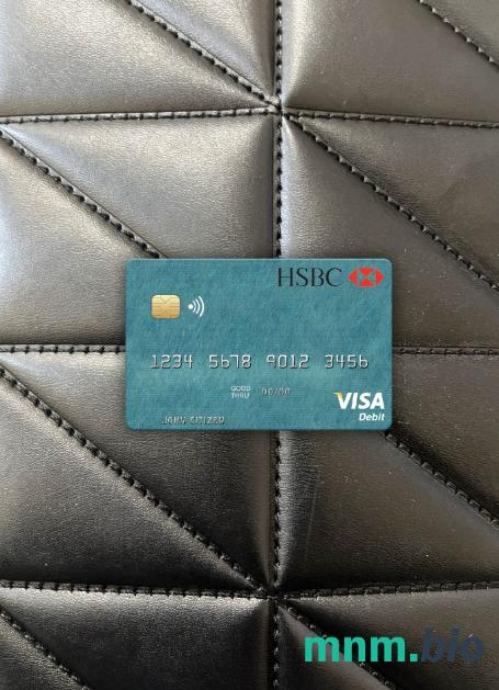 Egypt HSBC bank visa obciążyć card wygląd fotograficzny skan PSD + zdjęcie